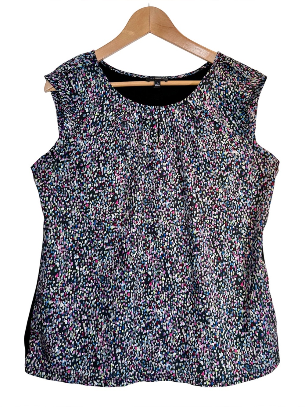 The Limited Sleeveless Satin Kaleidoscope Print Large